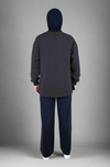 Oversized Lifting Cotton Top - Charcoal